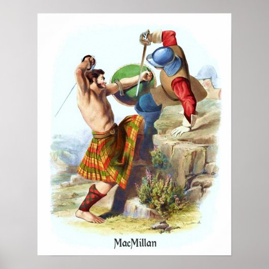 Clan MacMillan van R.R. McIan Poster (Voorkant)