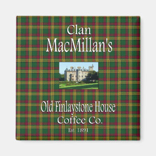 Clan MacMillan's Oude Finlaystone House Koffie Co. Magneet