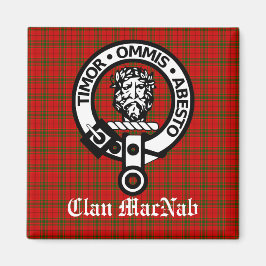 Clan MacNab Crest Badge en Tartan Magneet