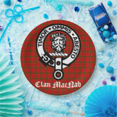 Clan MacNab Crest Badge en Tartan Papieren Bordje (Feest)