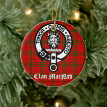Clan MacNab Crest Badge en Tartan Persoonlijk