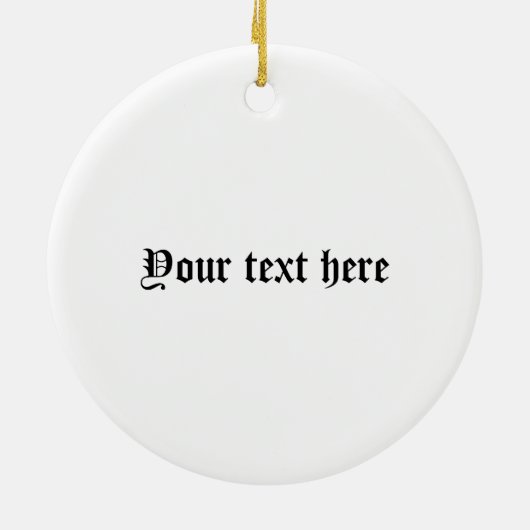 Clan MacNab Crest Badge en Tartan Persoonlijk Keramisch Ornament (Achterkant)