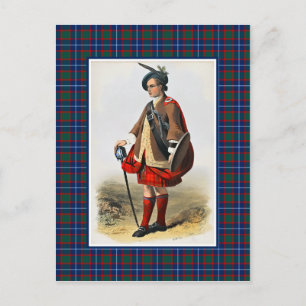 Clan MacNab  Illustratie Tartan Lijst Briefkaart