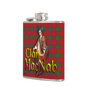 Clan MacNab Old Scotland Flask Heupfles (Links)