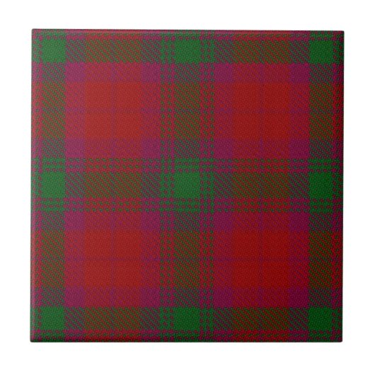 Clan MacNab Scottish Expressions Tartan Tegeltje (Voorkant)