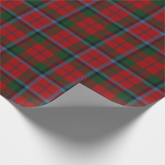 Clan MacNachtan McNaughton Scottish Tartan Cadeaupapier (Hoek)