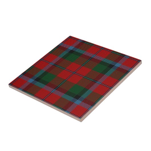 Clan MacNachtan Scottish Expressions Tartan Tegeltje (Zijkant)