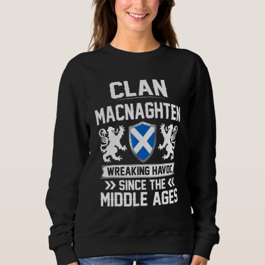 Clan Macnaghten Scottish Family Clan Scotland Wrea Trui (Voorkant)