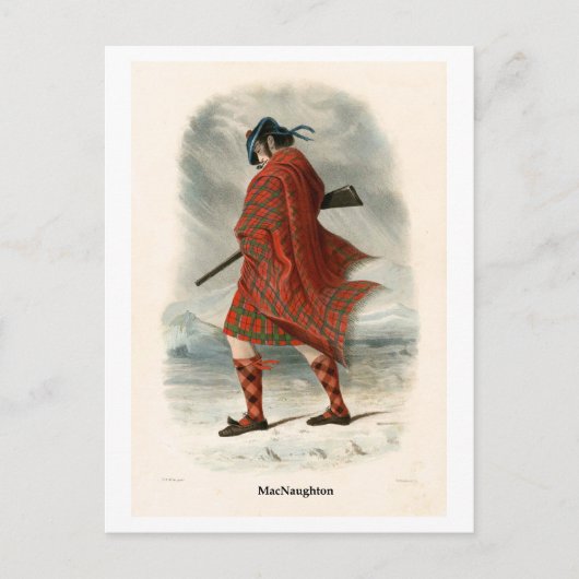 Clan MacNaughton Briefkaart (Voorkant)