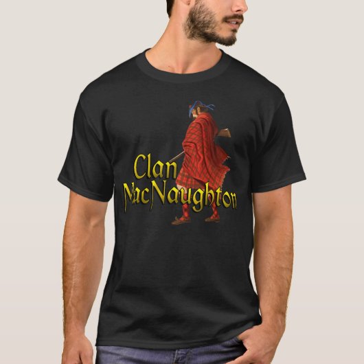 Clan MacNaughton Highland Games Shirten T-shirt (Voorkant)