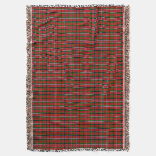 Clan MacNaughton Tartan Deken (Voorkant Verticaal)