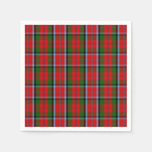 Clan MacNaughton Tartan Servetten (Voorkant)