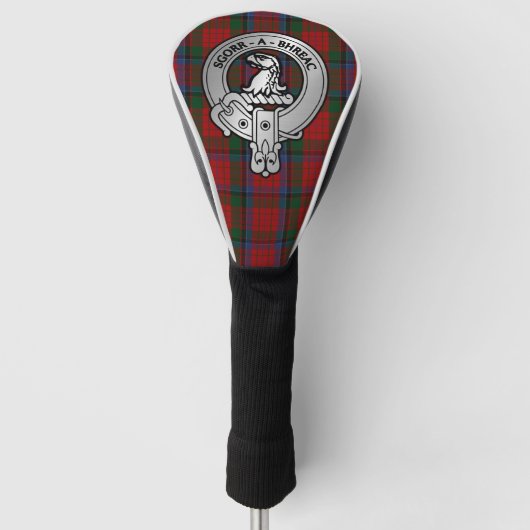 Clan MacNeacail (MacNicol/Nicolson) Crest & Tartan Golfheadcover (Voorkant)