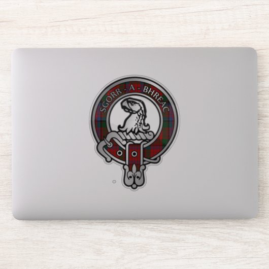 Clan MacNeacail (MacNicol/Nicolson) Crest & Tartan Sticker (Computer)