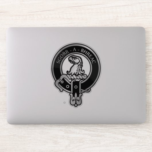 Clan MacNeacail (MacNicol/Nicolson) Crest & Tartan Sticker (Computer)