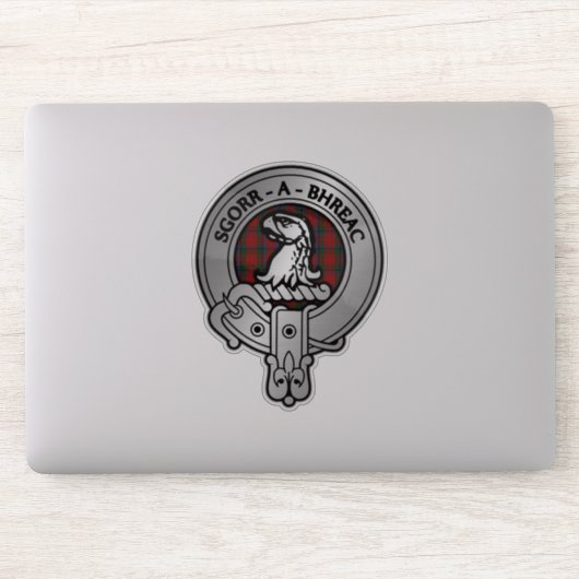 Clan MacNeacail (MacNicol/Nicolson) Crest & Tartan Sticker (Computer)