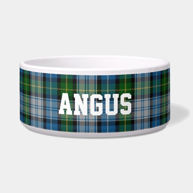 Clan MacNeil Custom Tartan Pset Bowl Voerbakje (Voorkant)