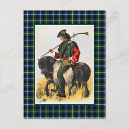 Clan MacNeil Illustratie Tartan Lijst Briefkaart
