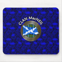 Clan MacNeil Tartan Knoop & Vlag Muismat