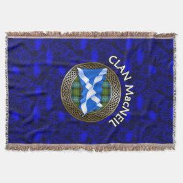 Clan MacNeil Tartan Knot & Flag Deken