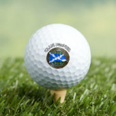 Clan MacNeil Tartan Knot & Flag Golfballen (Insitu Shirt)