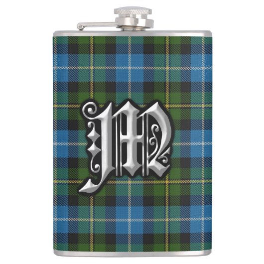 Clan MacNeil Tartan Old Scotland Flask Heupfles (Voorkant)