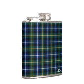 Clan MacNeil van Barra Tartan Monogram Heupfles (Rechts)