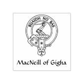 Clan MacNeill of Gigha Gaelic Crest Rubber Stempel (Afrduk)
