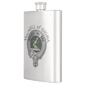 Clan MacNeill van Gigha Crest & Tartan Flacon (Links)