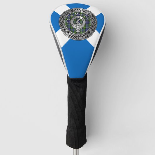 Clan MacNeill van Gigha Crest & Tartan Golf Head C Golfheadcover (Voorkant)
