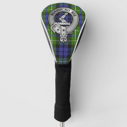 Clan MacNeill van Gigha Crest & Tartan Golfheadcover (Voorkant)
