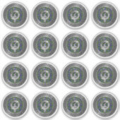 Clan MacNeill van Gigha Crest & Tartan Sticker (Voorkant)