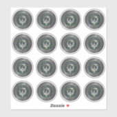 Clan MacNeill van Gigha Crest & Tartan Sticker (Vel)