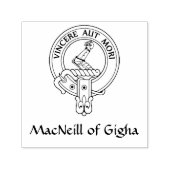 Clan MacNeill van Gigha, Latijnse rubberen stempel (Design)