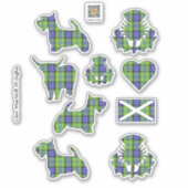 Clan MacNeill van Gigha Tartan Sticker (Voorkant)