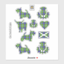 Clan MacNeill van Gigha Tartan Sticker