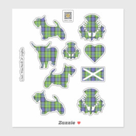 Clan MacNeill van Gigha Tartan Sticker