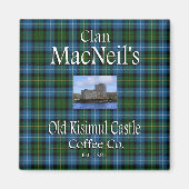 Clan MacNeil's Old Kisimul Castle Coffee Co. Magneet (Voorkant)