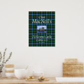 Clan MacNeil's Old Kisimul Castle Coffee Co. Poster (Keuken)