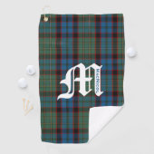Clan MacNicol Hunting Tartan Pset Monogram Golfhanddoek (Insitu)