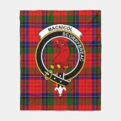 Clan MacNicol Tartan Pset Fleece Deken (Voorkant)