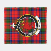 Clan MacNicol Tartan Pset Fleece Deken (Voorkant (Horizontaal))