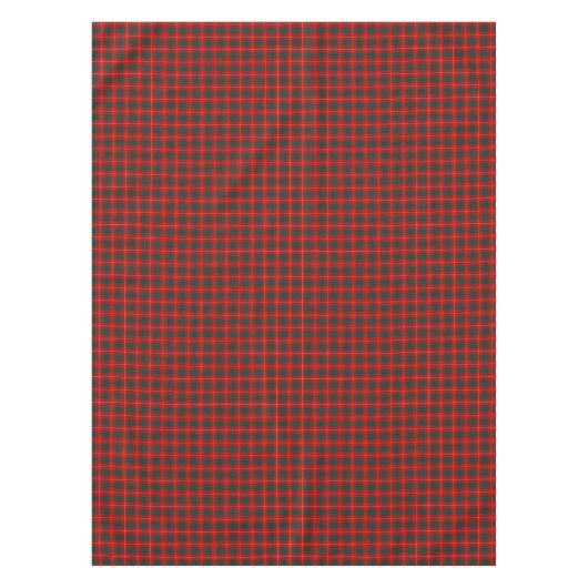 Clan MacPhee Rood en Bos Groen Schots Tartan Tafelkleed (Voorkant)