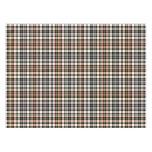 Clan MacPherson Black en White Scottish Tartan Tafelkleed (Voorkant (Horizontaal))