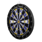 Clan MacPherson Blauw Jurk Tartan Dart Board Dartbord (Voorkant Rechts)