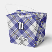 Clan MacPherson Blauw Jurk Tartan Favor Box Bedankdoosjes (Achterkant)