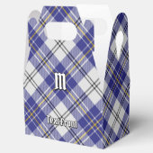 Clan MacPherson Blauw Jurk Tartan Favor Box Bedankdoosjes (Geopend)