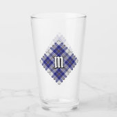Clan MacPherson Blauw Jurk Tartan Glas (Voorkant)