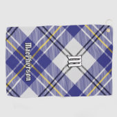 Clan MacPherson Blauw Jurk Tartan Golf Handdoek (Horizontaal)