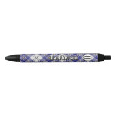 Clan MacPherson Blauw Jurk Tartan Ink Pen (Voorkant)